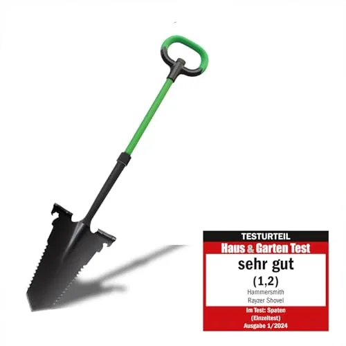 Hammersmith RayzerShovel – Gartenspaten mit Wurzelsäge für harte Böden
