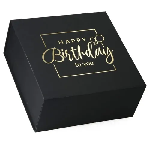 ideas in Boxes Geschenkbox Happy Birthday – Premium Magnetbox für stilvolle Geschenke - Verleihen Sie Ihren Geschenken mit der hochwertigen Geschenkbox von ideas in boxes eine besondere Note. Diese elegante Magnetbox bietet Stabilität, ein edles Design und ist platzsparend faltbar – perfekt für jeden Anlass!
