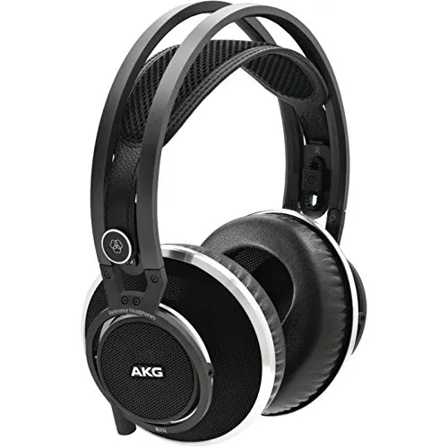 AKG K812PRO Überlegener, offener Referenzkopfhörer, ultraleichte, zweilagige Schwingspule, 53-mm-Schallwandler, professionelle Leistung - Schwarz