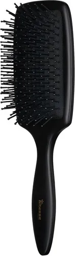 Altesse Paddelbürste Paddle Brush 45510 - Haarbürste für alle Haartypen, entwirrend und ideal für Rechts- und Linkshänder, leicht und handlich in Schwarz.