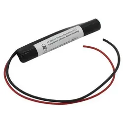 Notleuchtenakku NiMH 3,6V 500mAh L1x3 Lady N mit 200mm Kabel einseitig ersetzt 3,6 V Akku