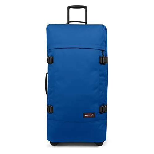 Eastpak Tranverz L Koffer - 79 cm, 121 L, Blau (Cobalt Blue) - Robuster Koffer mit zwei Fächern und TSA-Schloss, ideal für Reisen. Aus 100% Polyester, mit butterweichem Rollensystem und Kompressionsgurten für optimales Packen.