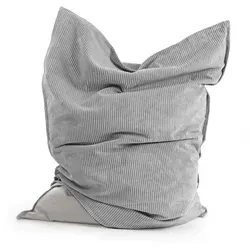mokebo Sitzsack Der Große mit Cord Cover - Sitzsäcke für drinnen und draußen, ergonomischer Komfort für alle Altersgruppen und das ganze Jahr über nutzbar.