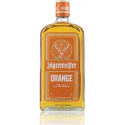 Jägermeister ORANGE Kräuterlikör 0,7 l - Fruchtiger Kräuterlikör mit 33% Vol., ideal für Cocktails und besondere Anlässe. Genießen Sie den einzigartigen Geschmack von Jägermeister ORANGE!