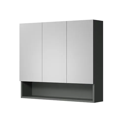 Vicco Spiegelschrank Willow, Artisan, 80 x 70 cm, zur wandmontage geeignet für Verschiedene Badezimmergrößen