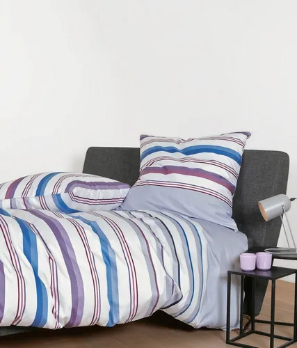 Janine Mako Satin Bettwäsche 155x220 cm - Bettwäsche-Sets aus 100% Baumwolle, temperaturausgleichend und feuchtigkeitsregulierend für ein optimales Schlafklima. Klimaneutral hergestellt und 100% recycelbare Verpackung.