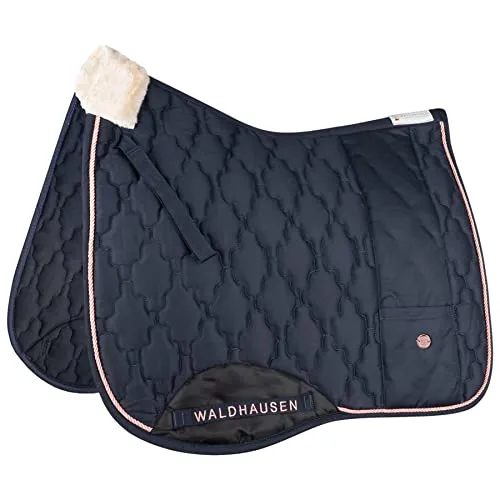 WALDHAUSEN Schabracke Modern Rosé, VSS, blau - Sonstiger Pferdebedarf mit hochwertiger Polsterung, anatomischem Schnitt und praktischer Tasche für Leckerlis - perfekter Tragekomfort für Ihr Pferd.