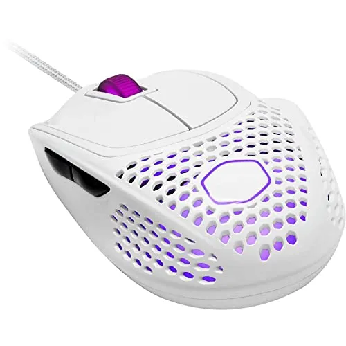 Cooler Master MM720 RGB-LED Claw Grip Gaming Maus - Mäuse mit ultra-leichter Wabenschale (49g) und 16000 DPI Sensor für präzises Gaming, ideal für Claw-Grip-Spieler.