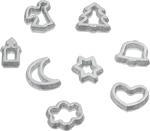 Miniatur Ausstechformen, ca. 0,5 cm, 8er-Set