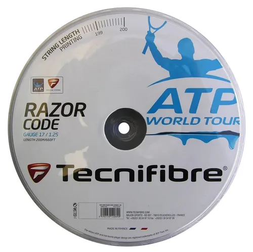 Tecnifibre Tennissaite Razor Code 200m Rolle von Tecnifibre
