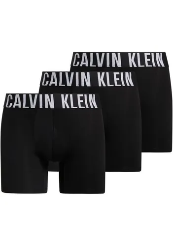 Calvin Klein Underwear Boxer Brief 3er Pack mit Logo-Stretchbund - Boxer anliegend, körpernahe Passform mit elastischem Bund für hohen Tragekomfort und perfekten Sitz.