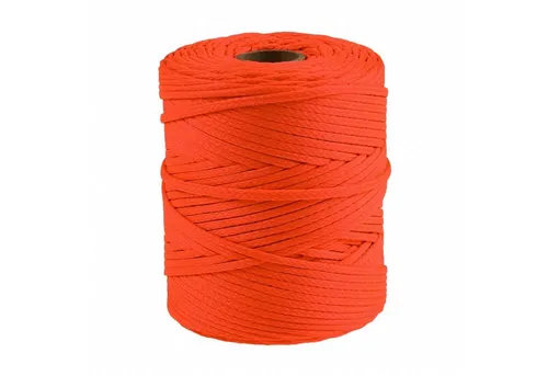maDDma 100m Polyester-Schnur Kordel 4mm Seil, feuerorange