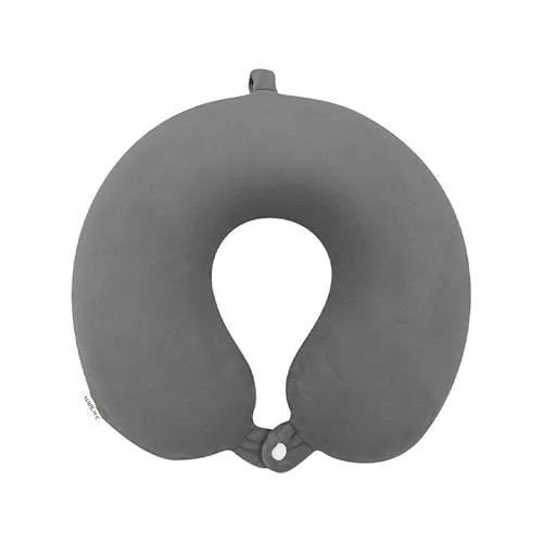 WINLIFE Memory Foam Nackenkissen Stützkissen luxuriöses kompaktes Schlafrestkissen (Anthrazit)