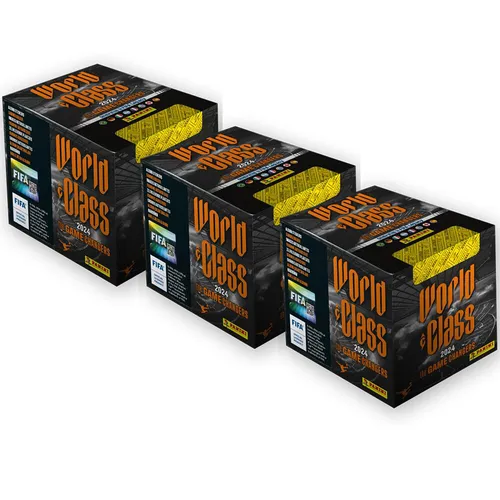 Panini World Class 2024 - Sammelsticker Displays (150 Tüten) - Entdecken Sie die neue Kollektion der Panini World Class 2024! Ideal für Fans und Sammler – mit 150 Tüten voller spannender Sticker für das Fußballvergnügen.