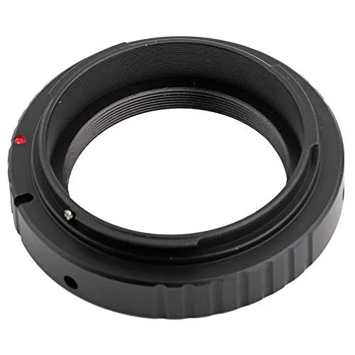 Sharainn T-Ring-Adapter, T2 / T-Mount-Adapter Aluminium-Linsenadapterring M42 * 0,75 Gewinde für EF DSLR 650D 60D 550D