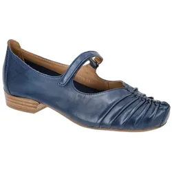 Everybody 30508H2296 GL152 Pumps blau 36,5 EU - Elegante Pumps in Blau, Größe 36,5, aus hochwertigem Leder mit komfortablem Klettverschluss und 2 cm Absatzhöhe – ideal für stilvolle Anlässe.