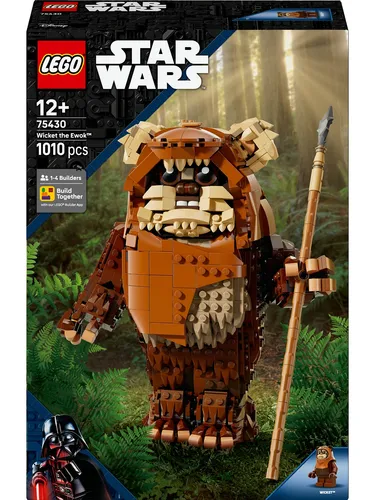 LEGO Star Wars Ewok Wicket™ 75430 - LEGO Set für Kinder ab 12 Jahren, inklusive Ewok Wicket Minifigur und Infotafel. Baue Wickets erste Begegnung mit Leia nach und erlebe Spaß mit der LEGO Builder App!
