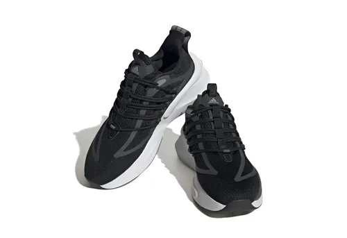 adidas AlphaBoost V1 Herren Laufschuhe – schwarz, Größe 46 (11,5) - Hochwertige Laufschuhe mit federnder Bounce Zwischensohle für optimalen Komfort. BOOST Dämpfung sorgt für Energie bei jedem Schritt. Nachhaltiges Obermaterial mit mindestens 50% Recycling-Anteil.