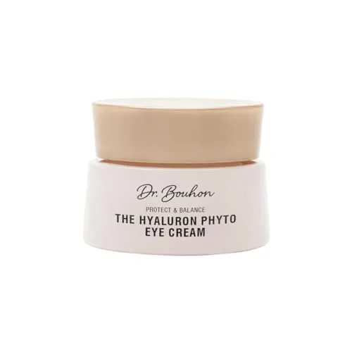 DR. BOUHON Protect & Balance The Hyaluron Phyto Eye Cream 15ml - Augenpflege mit 5-fach-Effekt für leuchtende Augen. Die Hyaluron Phyto Eye Cream strafft, polstert und mindert dunkle Schatten für einen jugendlichen Teint.