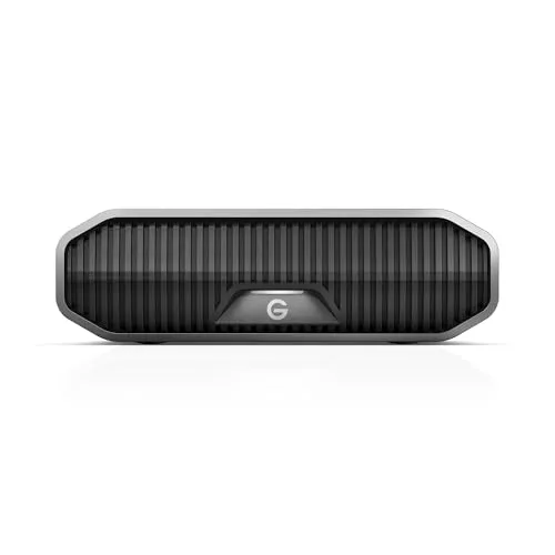 SanDisk PROFESSIONAL G-DRIVE 6 TB Desktop-Festplatte - Ultraschnelle 250 MB/s Übertragungen, robustes Aluminiumgehäuse und 3 Jahre Garantie