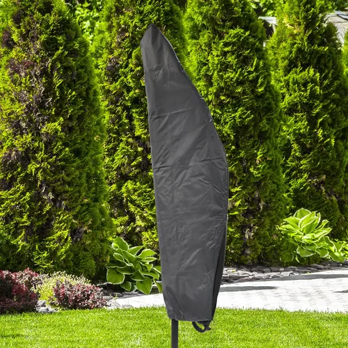 Schirmschutzhülle BHT 185x125x85 cm grau