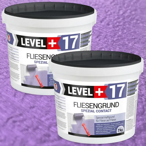 Fliese auf Fliese 14kg - Spezial Fliesengrundierung für beste Haftung - Industrielle Lacke, wasserfest und frostbeständig, ideal für Wand und Boden, sorgt für optimale Haftung auf verschiedenen Untergründen.