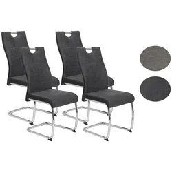 HELA Esszimmerstuhl Alina (Set, 4 St) in schwarz von MID.YOU