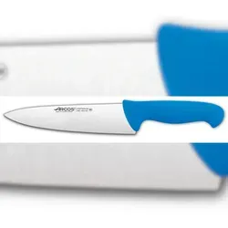 Arcos Serie 2900 - Kochmesser - Klinge Nitrum Edelstahl 200 mm - HandGriff Polypropylen Farbe Blau
