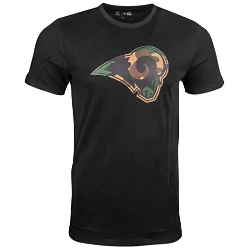 New Era Shirt - NFL Los Angeles Rams schwarz/Wood - L