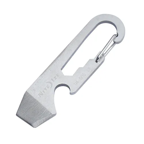 Nite Ize - DoohicKey Schlüssel-Werkzeug - Edelstahl Karabiner
