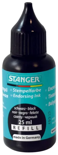 STANGER Stempelfarbe schwarz, 25,0 ml 1800902