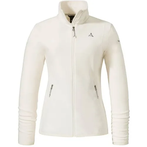 Schöffel Fleecejacke Jk Style Ash Women weiß (1140) 46 - Funktionsjacken für Damen, leichtes Tecnopile-Material bietet Wärme und schnellen Feuchtigkeitstransport – ideal für aktive Outdoor-Abenteuer.