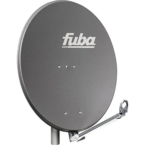 Fuba DAL 800 A Aluminium Satellitenschüssel 80cm anthrazit - Hochwertige SAT-Antenne mit klappbarem LNB-Feedarm für saubere Kabelverlegung, extrem langlebig und einfach zu installieren - ideal für mobiles Fernsehen.