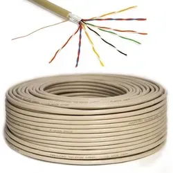 PremiumX 25m Telefonkabel 8x2x0,6mm J-Y(ST)Y Telefonleitung 16-Adern rund Fernmeldekabel Installationsleitung Verlegekabel