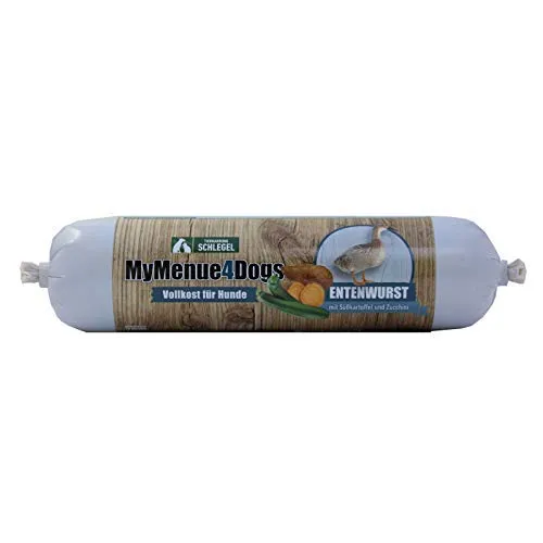 MyMenue4Dogs Hundefutter Entenwurst - 400 g