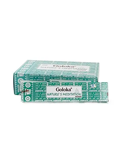 Goloka Natures Meditation Räucherstäbchen, Box mit 12 Stück