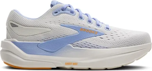 Brooks Ghost Max 3 - Damen Laufschuh - Coconut/Blue Heron/Orange - Laufschuhe mit maximalem Komfort und softe Dämpfung, ideal für entspannte Läufe oder Walks. Hergestellt aus 60.1 % recycelten Materialien für nachhaltigen Genuss!