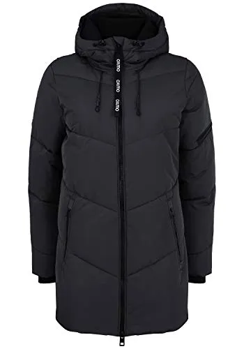 OXMO OXJunchen Damen Winterjacke mit Kapuze - Funktionsjacken mit weicher Polyesterfüllung, ideal für kalte Tage und nachhaltig produziert