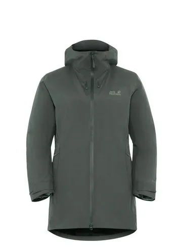 JACK WOLFSKIN ICECAPE 3IN1 DOWN JKT W RDS - Damenjacke in Slategrün - Funktionsjacke für Damen mit wasserdichter Außenjacke und warmer Innenjacke aus Daunen, ideal für jedes Wetter und perfekten Komfort.