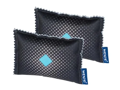 Wenko Luftentfeuchter Auto-Entfeuchter, Granulat, 50ml in 24 Stunden - Luftentfeuchter für Autos und Wohnwagen, entzieht 50ml Feuchtigkeit täglich. Wiederverwendbar und nachhaltig, einfach in der Mikrowelle zu trocknen. Mit Feuchtigkeitsindikator für optimale Nutzung.