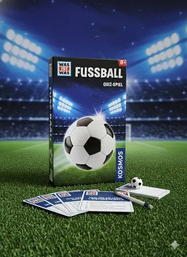 KOSMOS WAS IST WAS Fußball Quiz-Spiel ab 8 Jahre Gesellschaftsspiel Wissen Sport