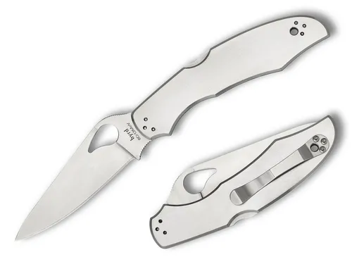 BYRD Cara Cara 2 Taschenmesser mit Edelstahlgriff - Hochwertiges Einhand-Klappmesser für den täglichen Einsatz. Mit ergonomischem Griff und extrem scharfer Klinge ideal für Camping, Wandern und Abenteuer. Faltbar und langlebig, perfekt für Outdoor-Fans.