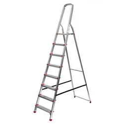 Szagato Stehleiter 8 Stufen aus Aluminium – robust und platzsparend