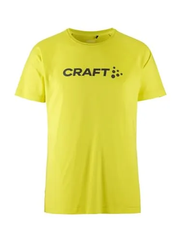 Craft Core Essence Logo Tee Men n light (503000) XL - Herren Laufshirt aus recyceltem Polyester, ideal für Fitness und Training. Hoher Tragekomfort und optimale Passform durch clever designte Seitennähte.