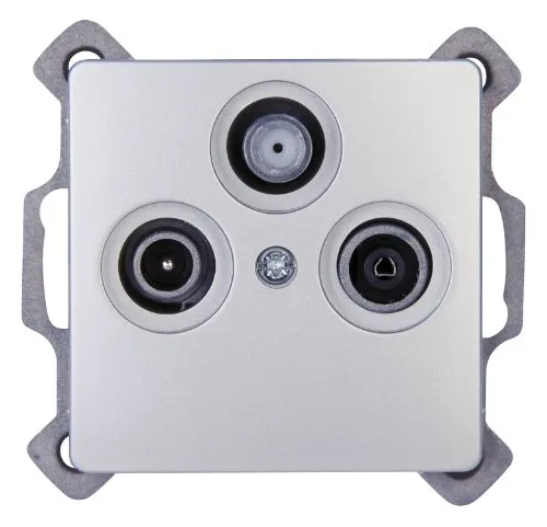 Steckdosen Silber von Kopp