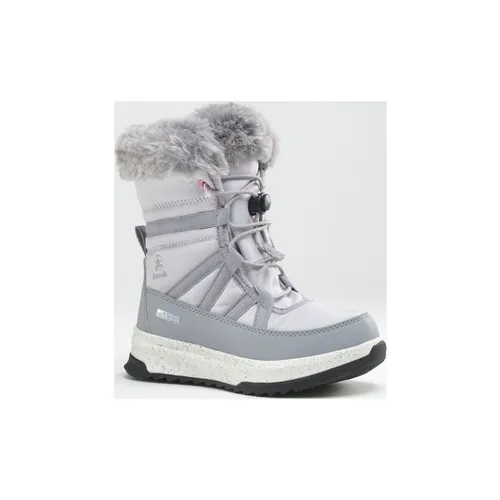 Kamik Stormyf lt.grey (LGY) 31 - Wasserdichte Kinder Winterstiefel mit DriDefense Membran, ideal für Temperaturen bis -32 °C. Bequeme Bungee-Schnürung und veganes Material für unbeschwerte Winterabenteuer.