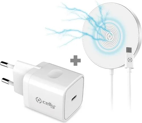 Celly Magchargekit Universal Weiß