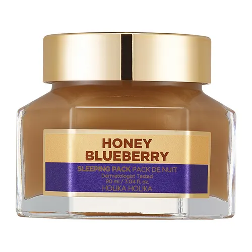 Honey Sleeping Pack - całonocna maseczka z miodem i jagodami 90ml - Mascaras, revitalisierende Augenkonturenpads mit nährendem Honig und antioxidativen Beeren für eine erholsame Hautpflege über Nacht.