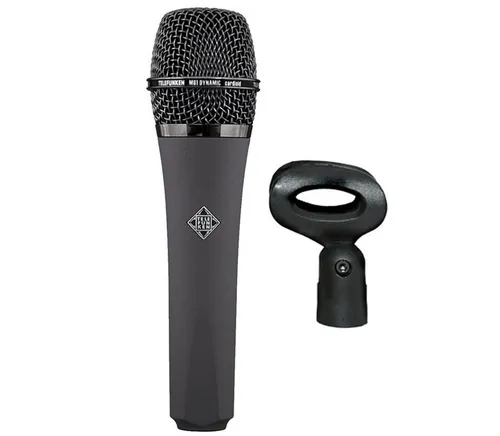 Telefunken M81 Universal Dynamic Mikrofon - Dynamisches Mikrofon mit Superniere, ideal für Live-Auftritte und Studioaufnahmen. Hohe SPL von über 135 dB, inkl. Halterung und Tasche für einfache Handhabung.