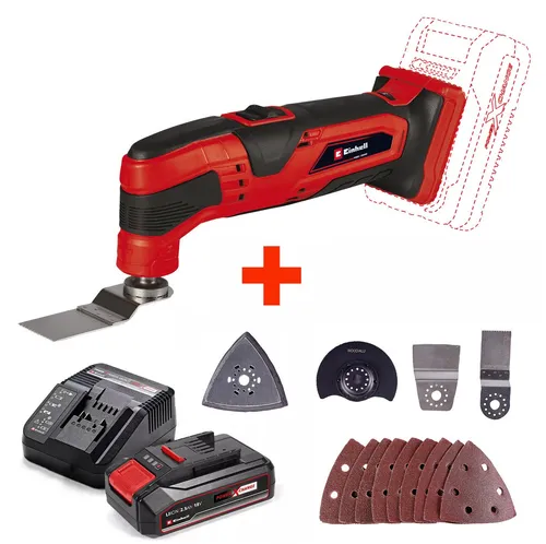 Einhell Akku-Multifunktionswerkzeug Kopie von Einhell Akku-Multifunktionswerkzeug TC-MG 18 Li-Solo #1, 18 V, Set